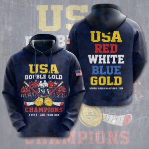 USA Hockey Olympic Champions 2026 3D 3D Hoodie SPM1268